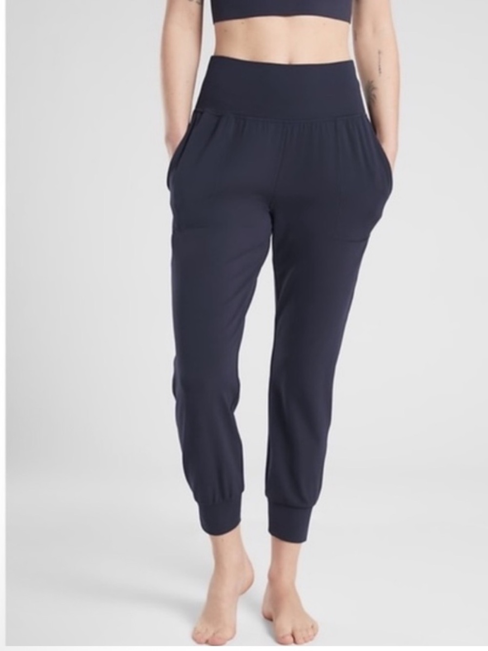 Athleta navy blue cruise joggers XS